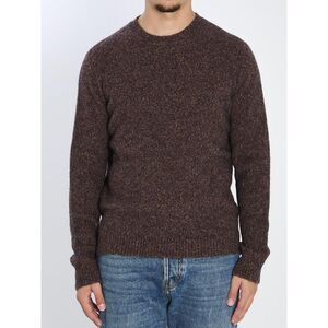 ROBERTO COLLINA Men's Fine Knit Crew Neck Sweater Men BORDEAUX Sweaters &